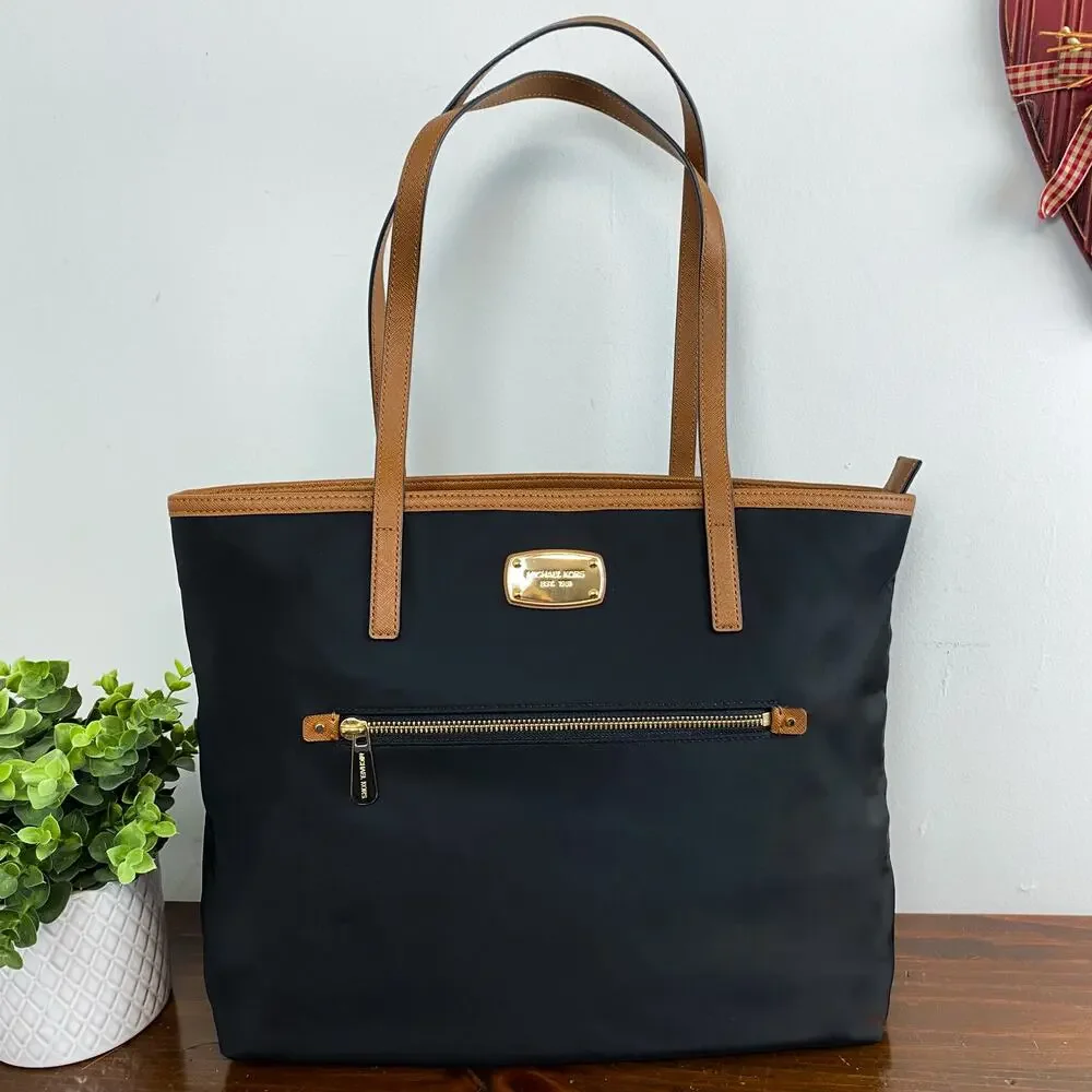 Michael Kors Kempton Black Nylon Tote